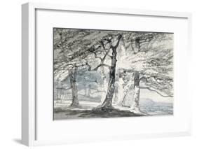 Norbury Park, Surrey-J. M. W. Turner-Framed Giclee Print