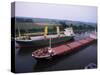 Nord Ostsee Kanal, Kiel Canal, Germany-Ken Gillham-Stretched Canvas