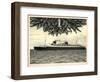 Norddeutscher Lloyd Bremen, Dampfer Bremen, Kerze-null-Framed Giclee Print