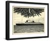 Norddeutscher Lloyd Bremen, Dampfer Bremen, Kerze-null-Framed Giclee Print