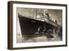 Norddeutscher Lloyd Bremen, Dampfer Bremen,Schlepper-null-Framed Giclee Print