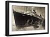 Norddeutscher Lloyd Bremen, Dampfer Bremen,Schlepper-null-Framed Giclee Print