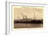 Norddeutscher Lloyd Bremen, Dampfer Bremen-null-Framed Giclee Print