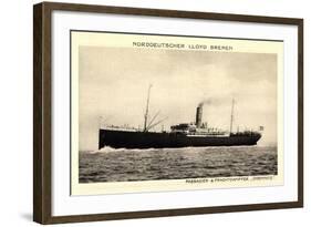 Norddeutscher Lloyd Bremen, Dampfer Chemnitz-null-Framed Giclee Print