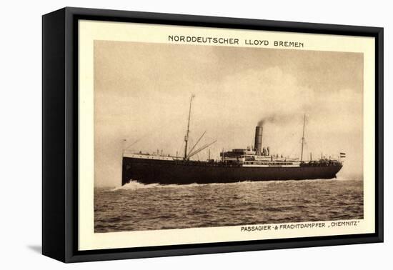 Norddeutscher Lloyd Bremen, Dampfer Chemnitz-null-Framed Stretched Canvas