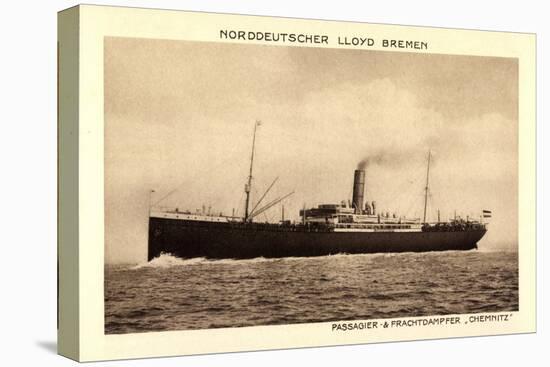 Norddeutscher Lloyd Bremen, Dampfer Chemnitz-null-Stretched Canvas