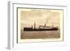 Norddeutscher Lloyd Bremen, Dampfer Coburg-null-Framed Giclee Print