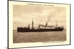 Norddeutscher Lloyd Bremen, Dampfer Coburg-null-Mounted Giclee Print