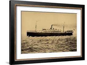 Norddeutscher Lloyd Bremen, Dampfer Derfflinger-null-Framed Giclee Print