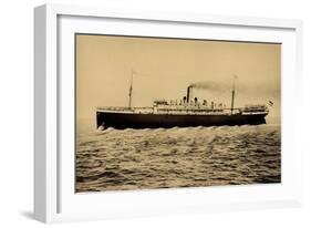 Norddeutscher Lloyd Bremen, Dampfer Derfflinger-null-Framed Giclee Print