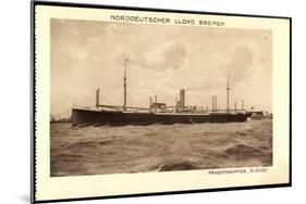 Norddeutscher Lloyd Bremen, Dampfer Elsass-null-Mounted Giclee Print