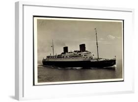 Norddeutscher Lloyd Bremen, Dampfer Europa-null-Framed Giclee Print