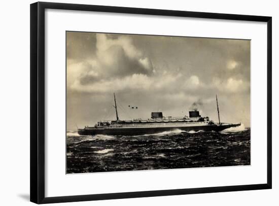 Norddeutscher Lloyd Bremen, Dampfer Europa-null-Framed Giclee Print