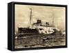 Norddeutscher Lloyd Bremen, Dampfer Europa-null-Framed Stretched Canvas