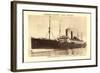 Norddeutscher Lloyd Bremen, Dampfer George Washington-null-Framed Giclee Print