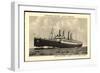 Norddeutscher Lloyd Bremen, Dampfer Kaiser Wilhelm I-null-Framed Giclee Print