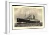 Norddeutscher Lloyd Bremen, Dampfer Kaiser Wilhelm I-null-Framed Giclee Print