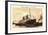 Norddeutscher Lloyd Bremen, Dampfer Kaiser Wilhelm II-null-Framed Giclee Print