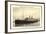 Norddeutscher Lloyd Bremen,Dampfer Königin Louise-null-Framed Giclee Print