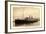 Norddeutscher Lloyd Bremen, Dampfer Königin Louise-null-Framed Giclee Print