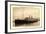 Norddeutscher Lloyd Bremen, Dampfer Königin Louise-null-Framed Giclee Print