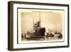 Norddeutscher Lloyd Bremen, Dampfer Kronprinz Wilhelm-null-Framed Giclee Print