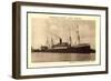 Norddeutscher Lloyd Bremen, Dampfer Main-null-Framed Giclee Print