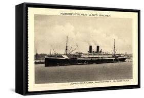 Norddeutscher Lloyd Bremen, Dampfer Princess Alice-null-Framed Stretched Canvas