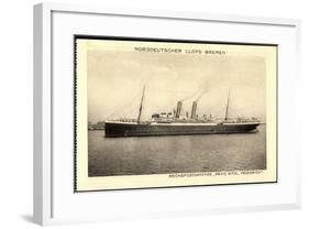 Norddeutscher Lloyd Bremen, Dampfer Prinz Eitel Fr-null-Framed Giclee Print