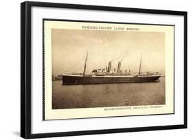 Norddeutscher Lloyd Bremen, Dampfer Prinz Eitel Fr-null-Framed Giclee Print