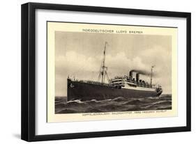 Norddeutscher Lloyd Bremen, Dampfer Prinz Friedrich-null-Framed Giclee Print