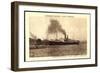 Norddeutscher Lloyd Bremen, Dampfer Prinz Ludwig-null-Framed Giclee Print