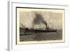 Norddeutscher Lloyd Bremen, Dampfer Prinz Ludwig-null-Framed Giclee Print