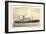 Norddeutscher Lloyd Bremen, Dampfer Prinz Luitpold-null-Framed Giclee Print