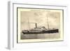 Norddeutscher Lloyd Bremen, Dampfer Prinz Luitpold-null-Framed Giclee Print