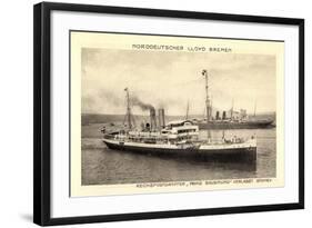 Norddeutscher Lloyd Bremen, Dampfer Prinz Sigismund-null-Framed Giclee Print