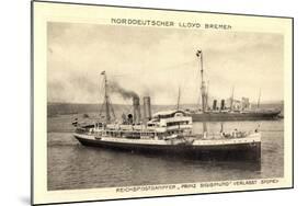 Norddeutscher Lloyd Bremen, Dampfer Prinz Sigismund-null-Mounted Giclee Print