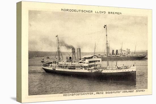 Norddeutscher Lloyd Bremen, Dampfer Prinz Sigismund-null-Stretched Canvas