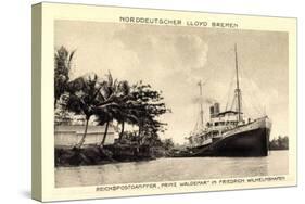 Norddeutscher Lloyd Bremen, Dampfer Prinz Waldemar-null-Stretched Canvas