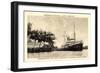 Norddeutscher Lloyd Bremen, Dampfer Prinz Waldemar-null-Framed Giclee Print