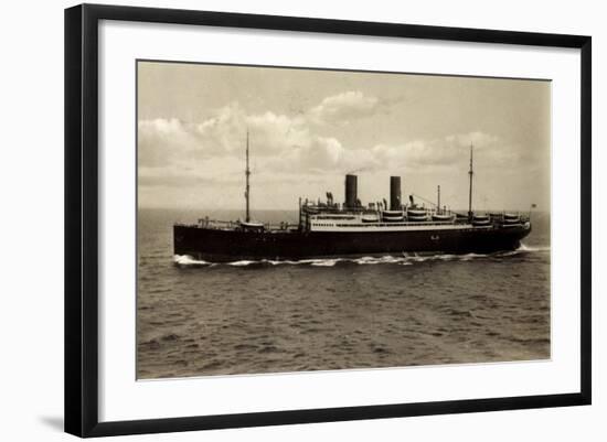 Norddeutscher Lloyd Bremen, Dampfer Sierra Cordoba-null-Framed Giclee Print