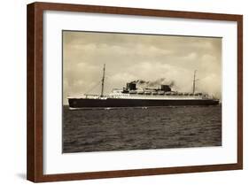 Norddeutscher Lloyd Bremen, Dampfschiff Bremen-null-Framed Giclee Print