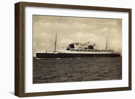 Norddeutscher Lloyd Bremen, Dampfschiff Bremen-null-Framed Giclee Print