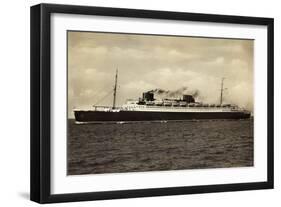 Norddeutscher Lloyd Bremen, Dampfschiff Bremen-null-Framed Giclee Print