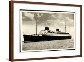 Norddeutscher Lloyd Bremen, Dampfschiff Europa-null-Framed Giclee Print