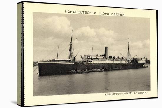 Norddeutscher Lloyd Bremen, Dampfschiff Gneisenau-null-Stretched Canvas