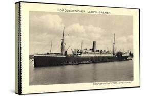Norddeutscher Lloyd Bremen, Dampfschiff Gneisenau-null-Stretched Canvas