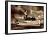 Norddeutscher Lloyd Bremen, Dampfschiff Preußen-null-Framed Giclee Print