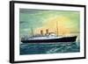 Norddeutscher Lloyd Bremen, M.S. Berlin, Dampfer-null-Framed Giclee Print