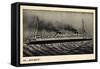 Norddeutscher Lloyd Bremen, Model Der Bremen, Dampfer-null-Framed Stretched Canvas